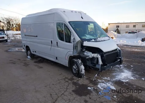 2023 Ram Promaster 2500 High Roof 159 Wb from USA, damaged, VIN 3C6LRVDG6PE510711